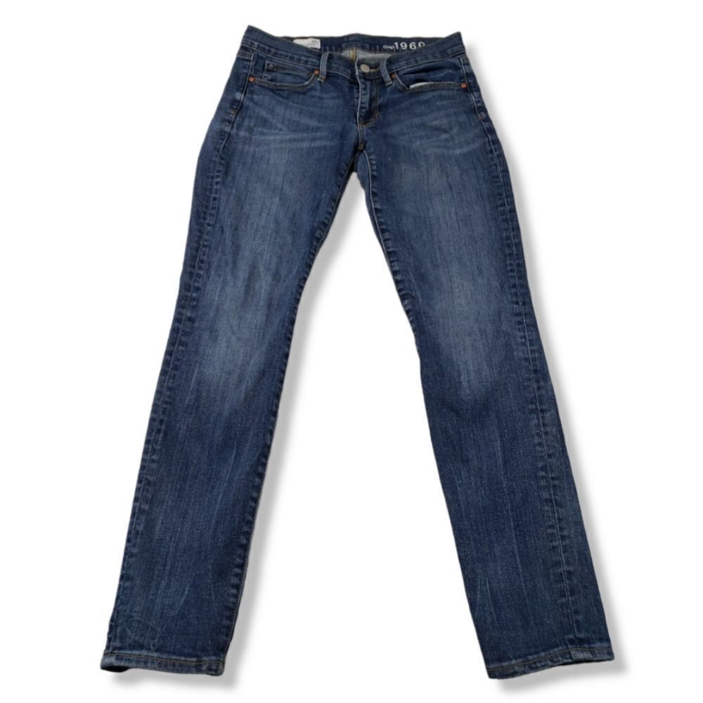 Gap Jeans Size 26r Women's Gap 1969 Legging Jean Stretch Blue Denim Skinny Jeans